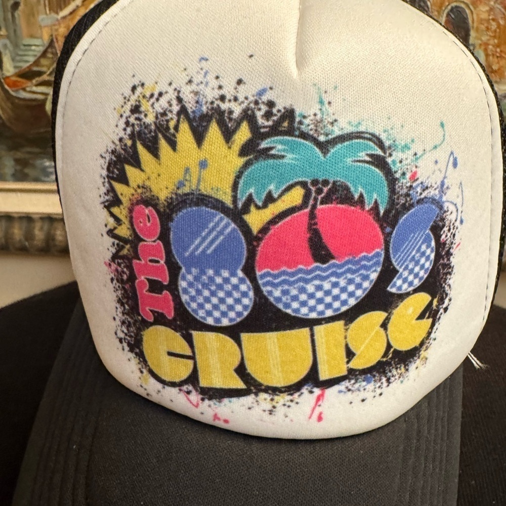 NEW! 1980’s Cruise 80’s Mesh Snap Back Men’s Adjustable Trucker Cap Hat OS - Picture 6 of 10